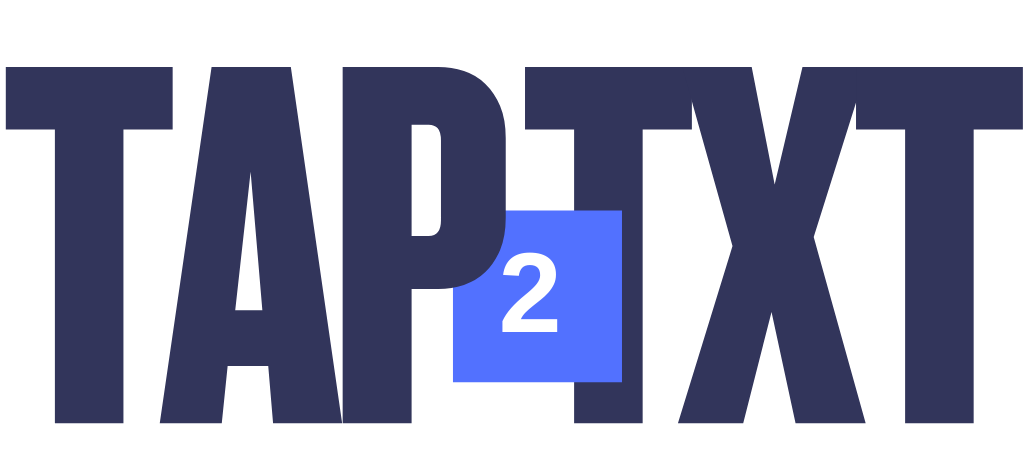 tap2txt logo